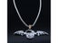Gothic Vampire Bat Skull Wings Stainless Steel Necklace Carousel 5