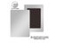 5x7in Rectangle Portable Magnetic Mirror For Locker Bathroom Etc. Carousel 5
