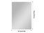 5x7in Rectangle Portable Magnetic Mirror For Locker Bathroom Etc. Carousel 6