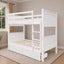 Emilia Solid Hardwood King Single Bunk Bed with Mattresses – White Carousel 10