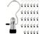Space-Saving Stainless Steel Pants Hangers With Hooks For Closet Carousel 2