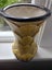 Rare Nouveau to Deco Yellow Imperial Amphora Czechoslovakia Artichoke VASE Carousel 4