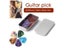 10 Guitar Picks In Metal Tin Box For Acoustic Electric Guitars Carousel 2