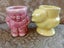 Eclectic VINTAGE Collection of SEVEN Vintage Ceramic/Porcelain EGG CUPS Carousel 6