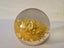 Retro Resin Yellow Helichrysum Flower Paperweight Carousel 4