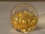 Retro Resin Yellow Helichrysum Flower Paperweight Carousel 7