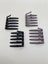 Set of 4 Wide-Tooth Hair Claw Clips Carousel 1