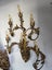 European Gilt Metal Floral 6 Lights Wall Sconce Carousel 4