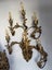 European Gilt Metal Floral 6 Lights Wall Sconce Carousel 3