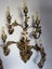 European Gilt Metal Floral 6 Lights Wall Sconce Carousel 5