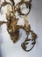 European Gilt Metal Floral 6 Lights Wall Sconce Carousel 12