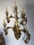 European Gilt Metal Floral 6 Lights Wall Sconce Carousel 1