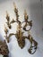 European Gilt Metal Floral 6 Lights Wall Sconce Carousel 16