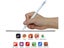 1.4mm Fine Tip Active Stylus Pen Drawing Pen for iPad Tablet iOS Android Carousel 9