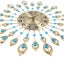 Peacock Wall Clock Carousel 3