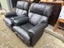 Matching Rocking Black Leather LazBoy Recliner Chairs (2 chairs) Carousel 4