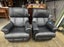 Matching Rocking Black Leather LazBoy Recliner Chairs (2 chairs) Carousel 7
