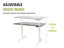 ErgoChoice Standing Desk Adjustable Desk 120cm Carousel 11
