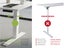 ErgoChoice Standing Desk Adjustable Desk 120cm Carousel 12
