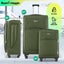 3PCS Luggage Suitcase Set Travel Storage Case Trolley Carousel 2