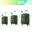3PCS Luggage Suitcase Set Travel Storage Case Trolley Carousel 5