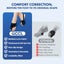 2PCS Bunion Corrector Toe Alignment Corrector with Splint & Pads Carousel 14