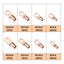 Copper Wire Lugs with Heat Shrink Set 140Pcs Carousel 3