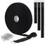 1"x32ft Velcro Strap with 50 Metal Buckles, Adjustable Fastening Cable Stra Carousel 1