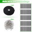 1"x32ft Velcro Strap with 50 Metal Buckles, Adjustable Fastening Cable Stra Carousel 4