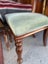 Set of 4 Victorian Era Solid Walnut Dining Chairs Carousel 11