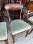 Set of 4 Victorian Era Solid Walnut Dining Chairs Carousel 4