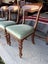 Set of 4 Victorian Era Solid Walnut Dining Chairs Carousel 17