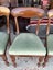 Set of 4 Victorian Era Solid Walnut Dining Chairs Carousel 18