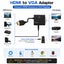 HDMI to VGA Adapter Converter 1080P with Audio for Monitor Projector Carousel 2