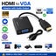 HDMI to VGA Adapter Converter 1080P with Audio for Monitor Projector Carousel 1