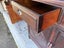Vintage Solid Chinese Rosewood Altar Style Sideboard or Cabinet Carousel 15