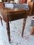 A Quality Marquetry Inlay Swivel Top Solid Walnut Games Table Carousel 8