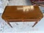 A Quality Marquetry Inlay Swivel Top Solid Walnut Games Table Carousel 16