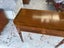 A Quality Marquetry Inlay Swivel Top Solid Walnut Games Table Carousel 17