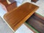 A Quality Marquetry Inlay Swivel Top Solid Walnut Games Table Carousel 3