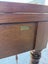 A Quality Marquetry Inlay Swivel Top Solid Walnut Games Table Carousel 19