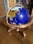 Decorative World Globe on a Claw Foot Tripod Stand Carousel 1