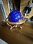 Decorative World Globe on a Claw Foot Tripod Stand Carousel 8