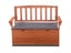 Wooden Bench Garden Bench with Outdoor Storage Box Carousel 5