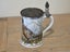 Franklin Porcelain Large Beer Stein with Pewter Lid - The Game Bird Stein Carousel 3