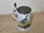 Franklin Porcelain Large Beer Stein with Pewter Lid - The Game Bird Stein Carousel 5