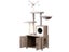 Cat Tree Tower Cat Scratcher Furniture with Car Litter Box Cabinet 60cm x 150cm Carousel 3