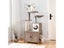 Cat Tree Tower Cat Scratcher Furniture with Car Litter Box Cabinet 60cm x 150cm Carousel 4
