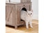 Cat Tree Tower Cat Scratcher Furniture with Car Litter Box Cabinet 60cm x 150cm Carousel 6