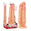 Massive Triple Threat - Flesh 3 Cock Dildo Carousel 1